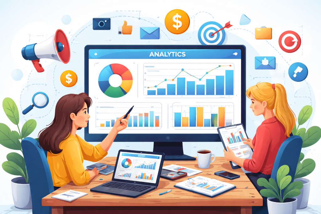 digital marketing analysis in action